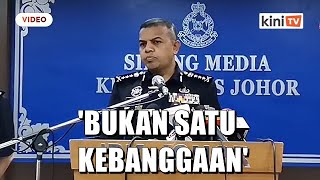 'Polis Johor catat kes tatatertib tertinggi, bukan satu kebanggaan'