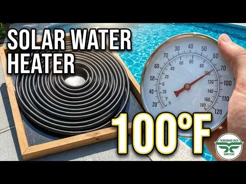 How to Build a DIY Solar Water Heater ($150 Pool Heater)
