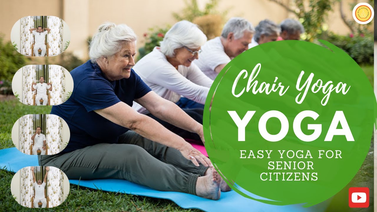 Easy Yoga for Senior Citizens | Chair Yoga | Seated Exercises for Older Adults | Gentle Chair Yoga