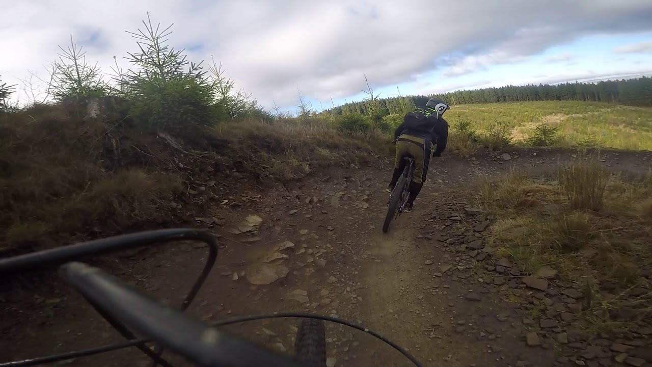 Bike Park Wales Sixtapod part 1 following Beth