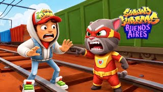 Talking Tom Hero Dash Vs Subway Surfers Buenos Aries 2026 Ultimate Battle Comparison! screenshot 2