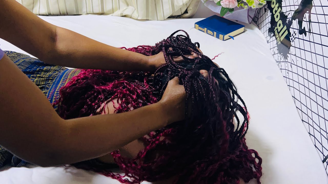 Relaxing ASMR Scalp Massage & Gentle Braids Play 🌿 | Stress Relief & Deep Relaxation