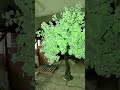 Color-changing LED ginkgo tree