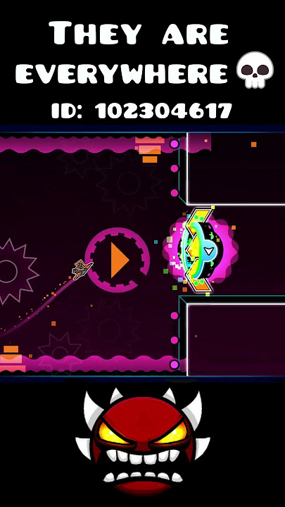 These jumpscares are EVERYWHERE | #geometrydash #gd #gaming #wow #trending