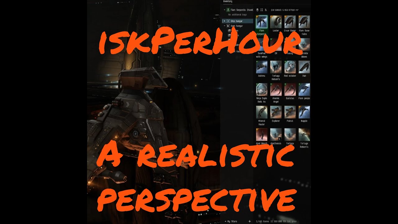 Isk per hour, a grounded view.