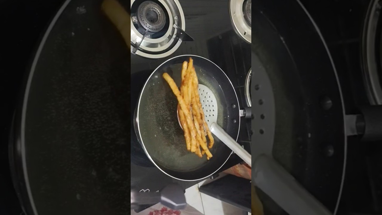 Japanese long fries  recipe🤤 