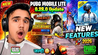 😱PUBG Lite New 0.28.0 Update?🤯 Features 2026 | Pubg/Bgmi Lite Comeback💯😳 Update 2026 🔥