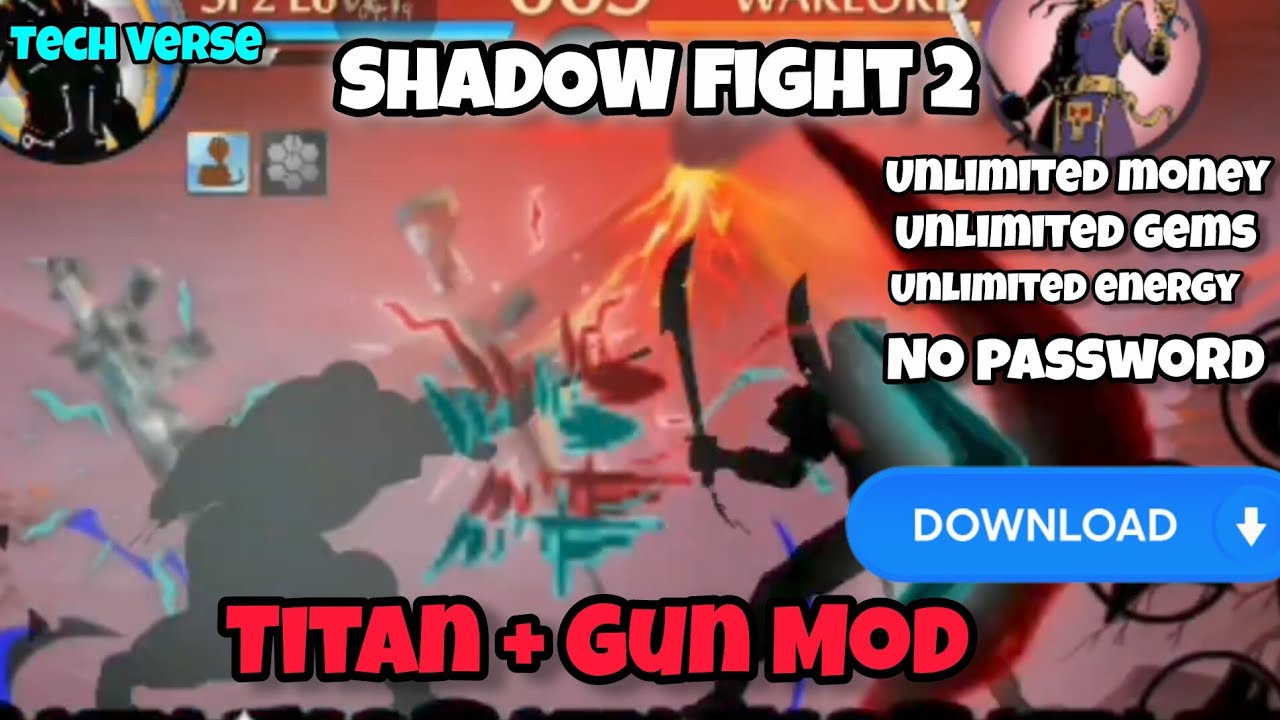 HOW TO PLAY SHADOW FIGHT 2 LEGENDARY TITAN  MOD + Gun Mod  APK 