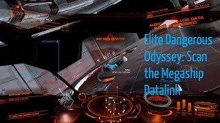 Elite Dangerous Odyssey: Interrogate megaship datalink datalink mission (sic)