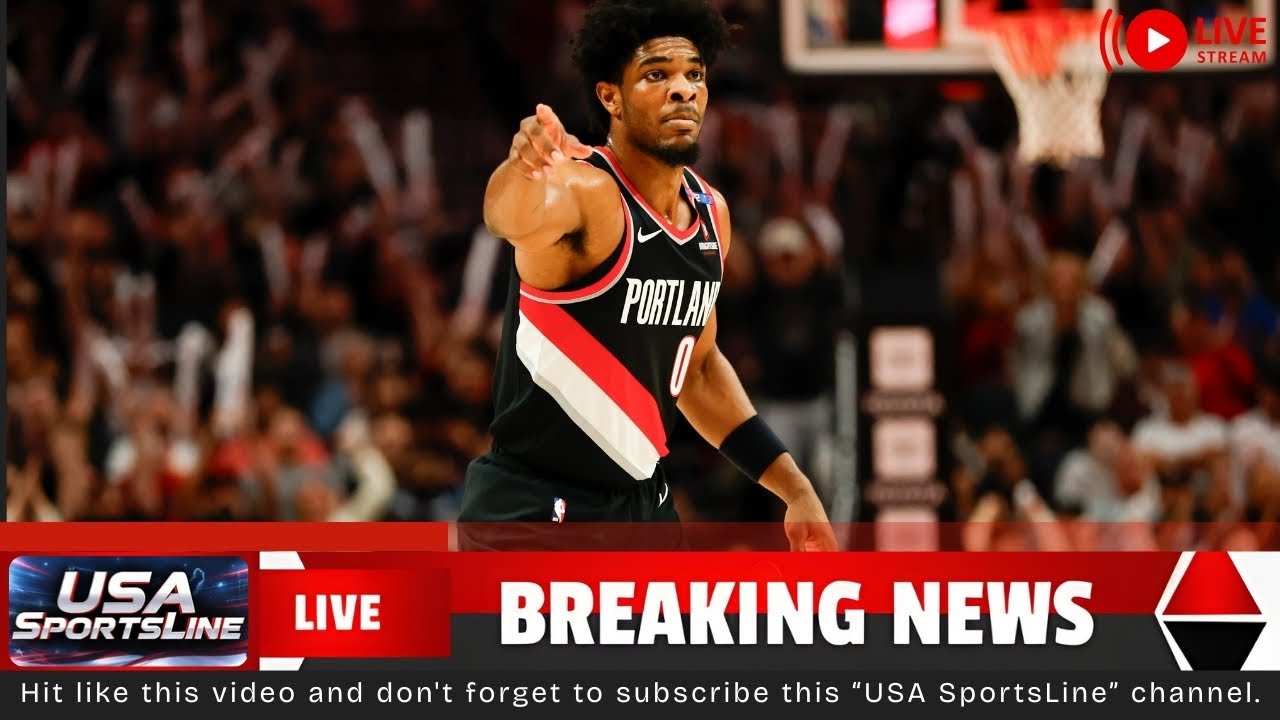 BREAKING Scoot Henderson Injury Update – Blazers Give Concerning Timeline Before Warriors Matchup।
