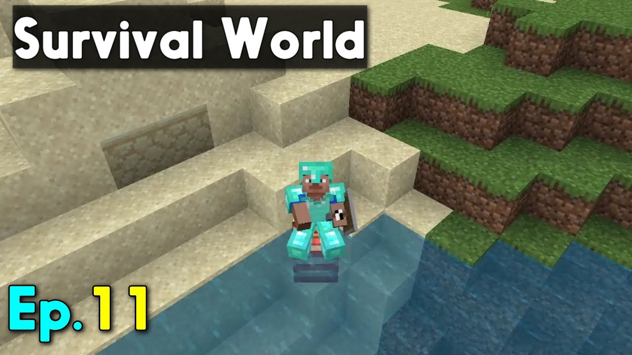 Survival World Ep.11 Trying Mounts of Mayhem Update | Minecraft Bedrock