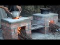 How to Make a Brick Charcoal Stove & Grill - DIY Install Brick