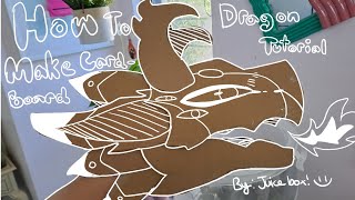 How to make a cardboard dragon tutorial!!
