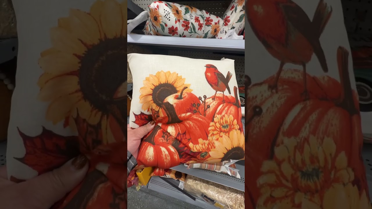 Just In New Fall Pillows at Walmart 
