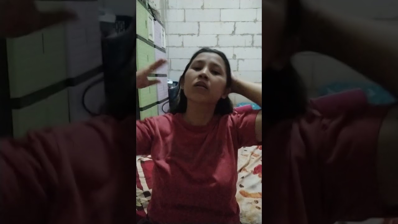 potong rambut sendiri...