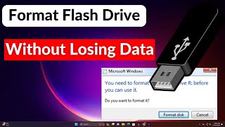 How To Fix Format The Disk in Drive Before You Can Use it | Windows 11