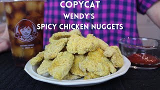 Copycat Wendy's Spicy Chicken Nuggets | Homemade Chicken Nuggets | Baked Chicken Tenders