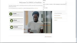 ePortfolio Dashboard Overview