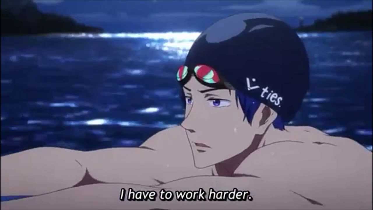 Free! - Iwatobi Swim Club Ep. 1 Dub  Reunion at the Starting Block! 