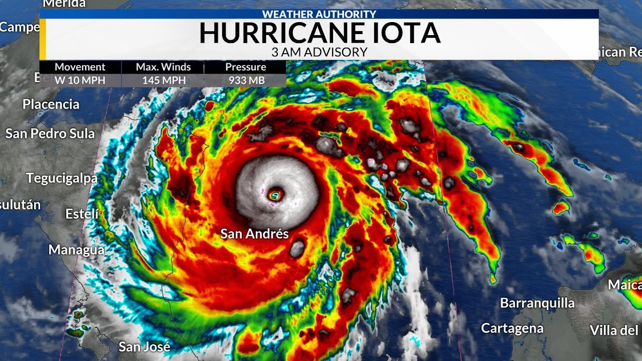 The Track Of Hurricane Hanna (2020)