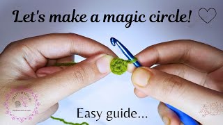 Magic circle easy tutorial, step by step. 