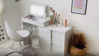 1台で3役！あれこれ叶える伸縮ドレッサーキャビネットタイプ