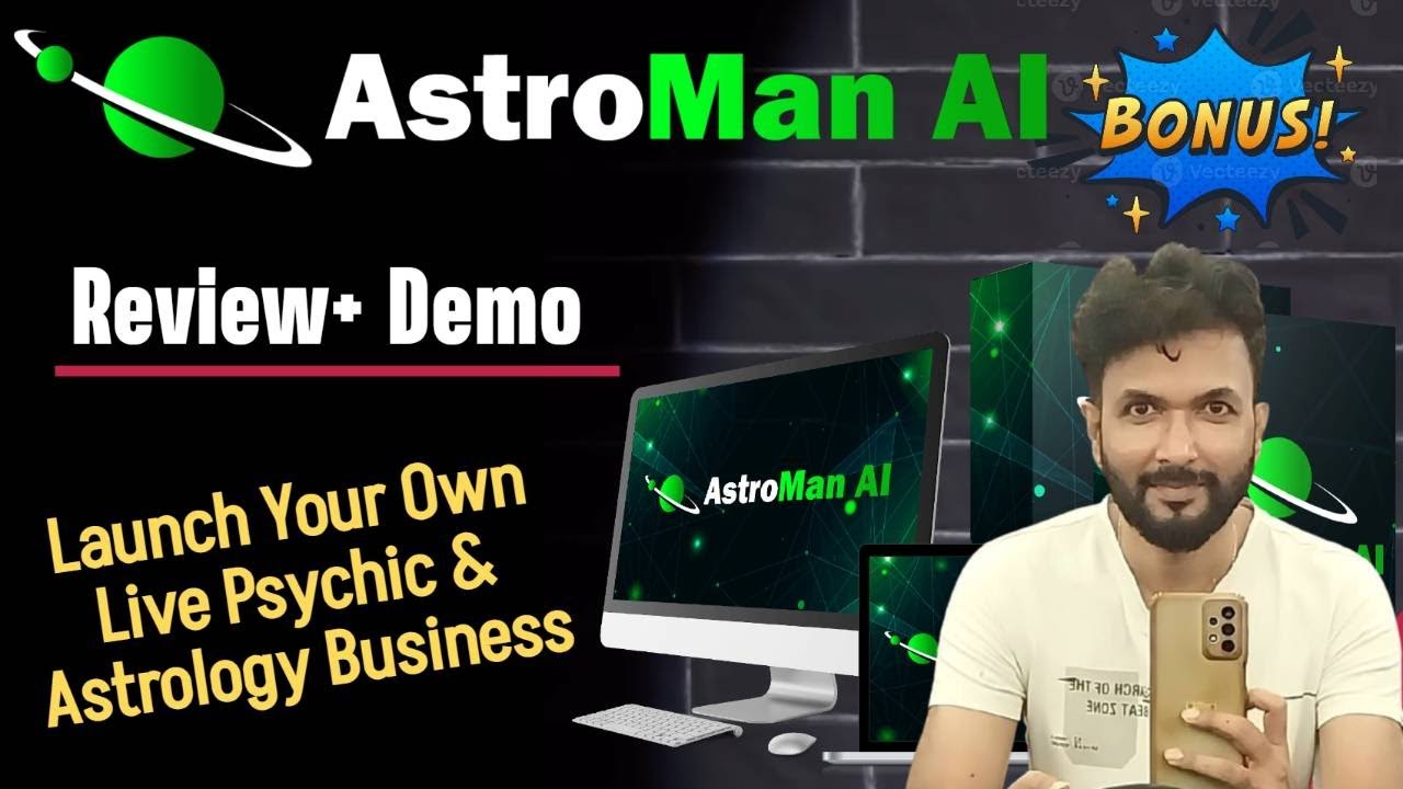 Astroman AI Review – Instantly Launches Your Own Live Psychic & Astrology Business!
