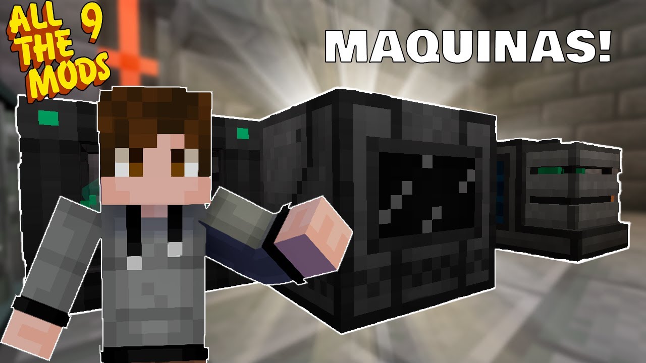 ALL THE MODS 9 - MAQUINAS NO SEGUNDO DIA! 02# (Minecraft+mods) - YouTube