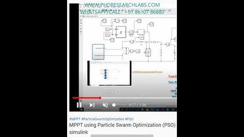 MPPT using Particle Swarm Optimization PSO for partially shaded PV array -matlab simulink research