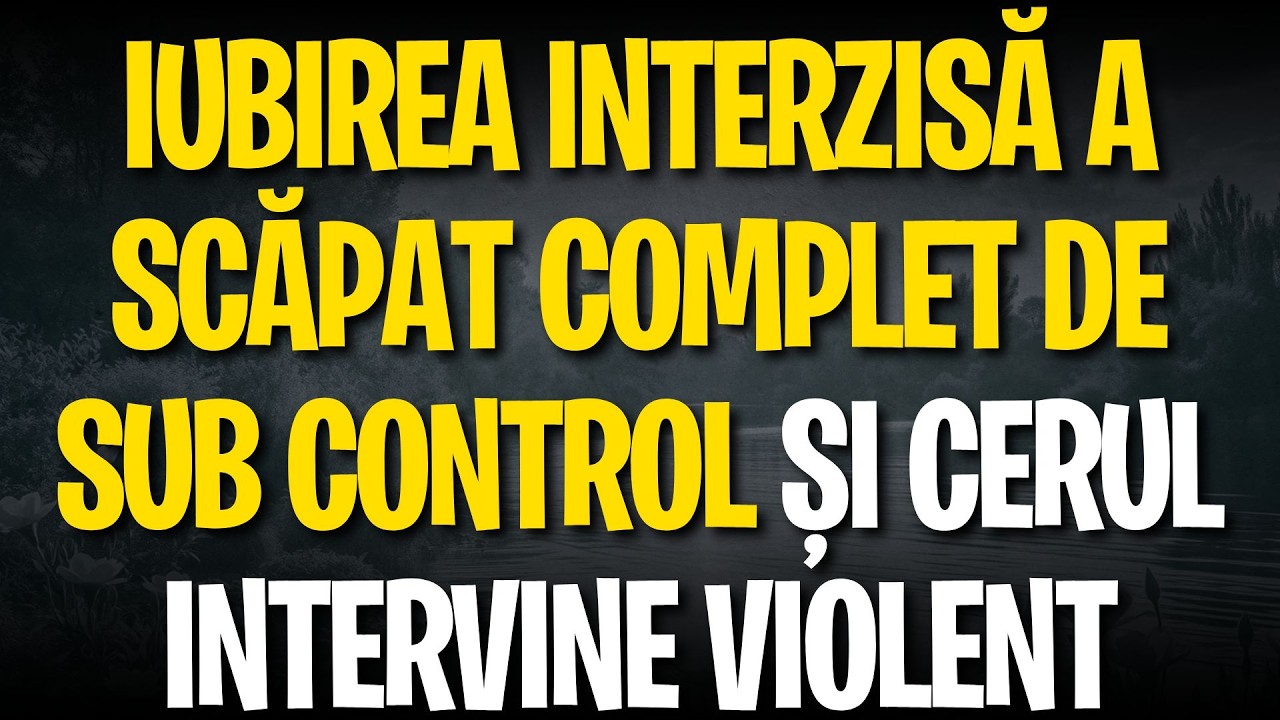 Iubirea INTERZISĂ a scăpat complet de sub control și cerul intervine violent