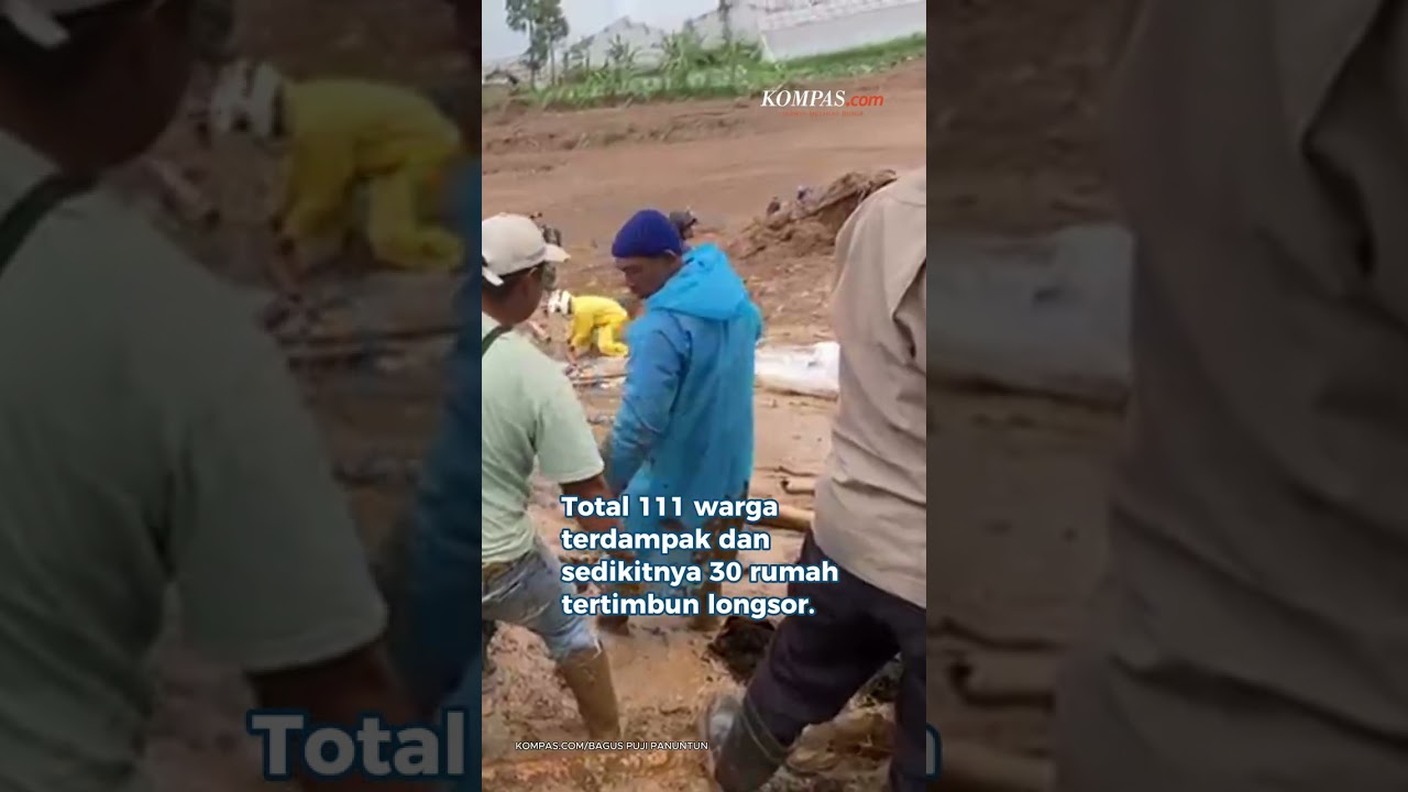 Longsor di Cisarua Bandung Barat: 6 Tewas, 84 Orang Masih Dicari