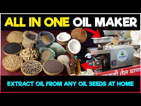 All in one Oil Making Machine | Extract oil from any oil seeds at Home..! | Oil Press