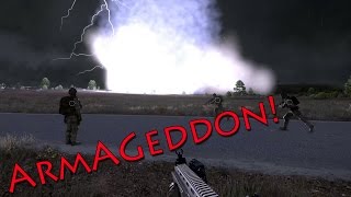 Oh shit, there's a tornado, TORNADO! - Arma 3 - ArmAGeddon