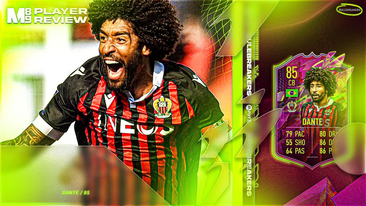 FIFA 22 RULEBREAKERS DANTE REVIEW | 85 RULEBREAKERS DANTE PLAYER REVIEW | FIFA 22 ULTIMATE TEAM