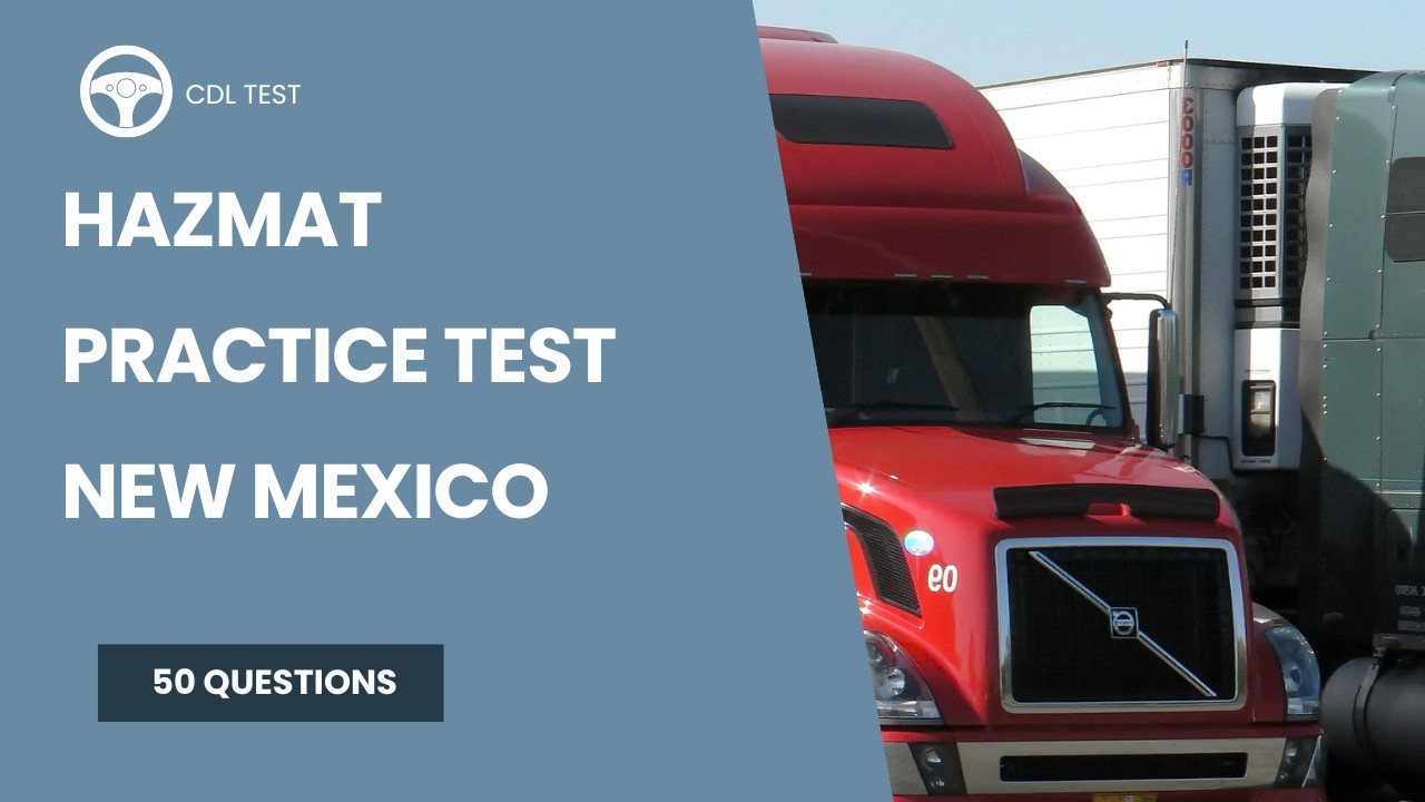 New Mexico Hazmat Practise Test - 50 Questions - 2026 - YouTube