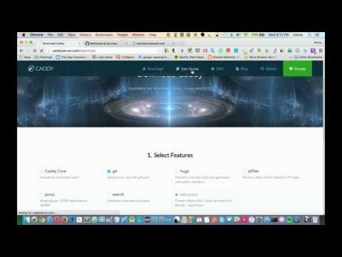 Caddy server Git add-on tutorial.