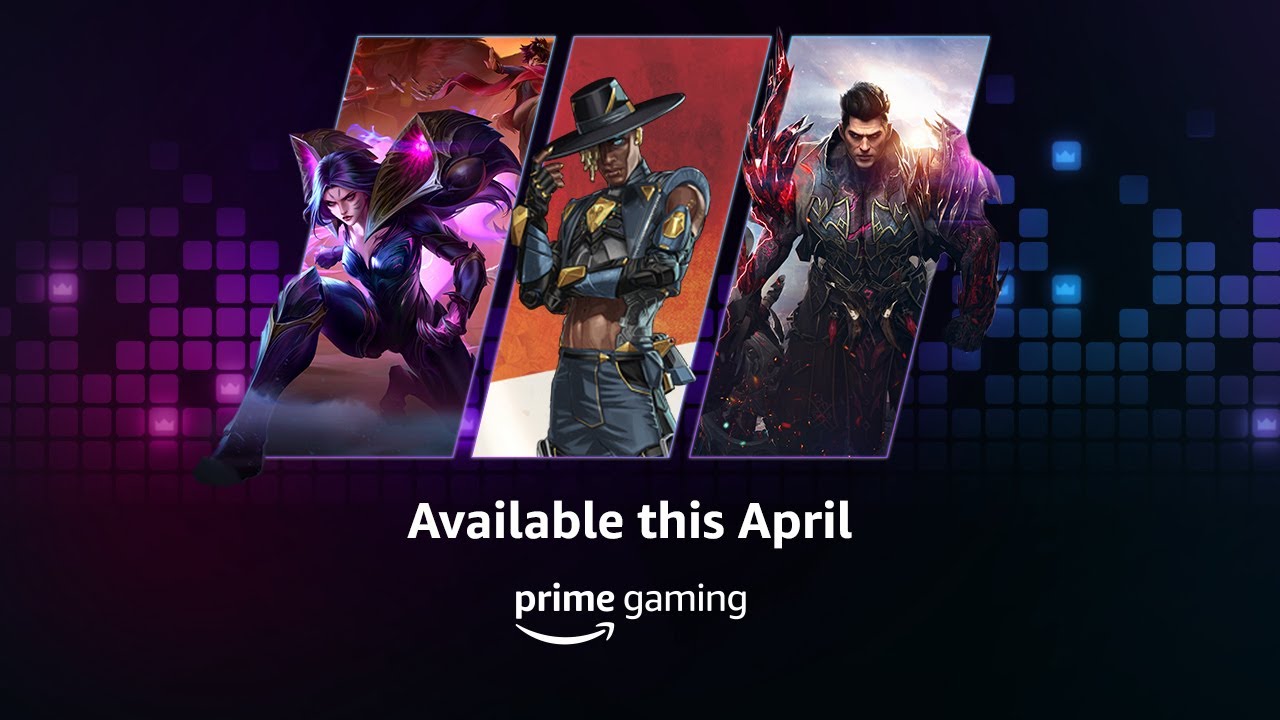 Prime Gaming anuncia sorteio de RP e itens exclusivos para o
