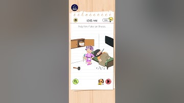 Brain Test All Star Level 490 |Help Him Fake An illness.| Walkthrough Solution