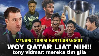 Qatar Harusnya Malu !! Pelatih Aussie Kagumi Fighting Spirit Pemain Indonesia: Menang Murni Nih