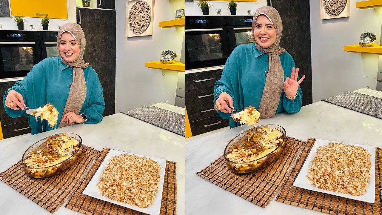 العزومة مع الشيف فاطمة أبو حاتي | طاجن بطاطس باللحمة المفرومة - فقرة السوشيال ميديا