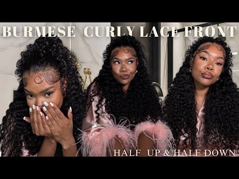 Burmese Curly Frontal Wig For The Gworls | Wynne Wednesday