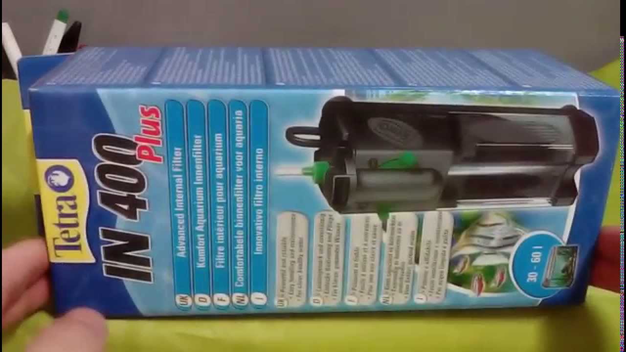 Unboxing e Recensione del filtro Tetra IN400 plus