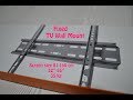 How to FIXED WALL MOUNT for (LCD & LED) TV / SUPER Easy Way