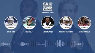 UNDISPUTED Audio Podcast (01.04.19) with Skip Bayless, Shannon Sharpe \& Jenny Taft | UNDISPUTED