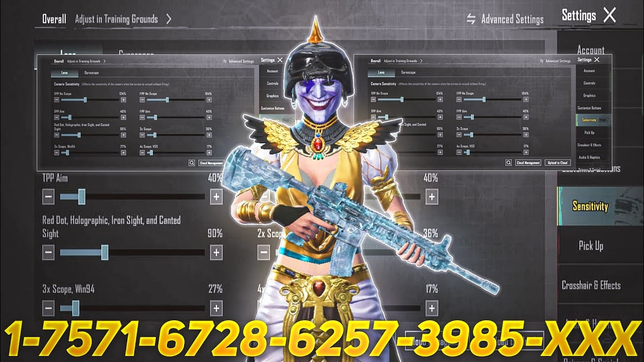 New Update 4.2⚡Best Sensitivity Code + Control Settings Pubg Mobile/Bgmi Sensitivity 2026