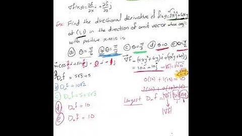Directional Derivatives and Gradient 14-5