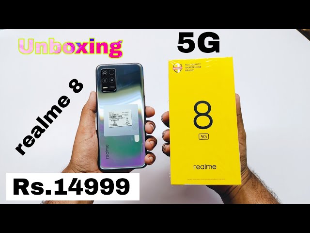 realme 8  Official Unboxing 