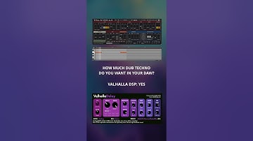 Dub Techno Echo by Valhalla DSP & TAL Juno #synth #dubtechno  #musicproduction #synthesizer