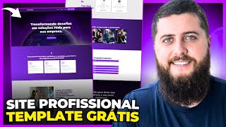 Como Fazer SITE PROFISSIONAL com WordPress Elementor | Template Grátis