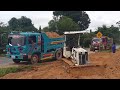 Dump Truck 5t | Hyundai 5t |Komatsu |Dump Truck in Cambodia |Loader Loading Dump Truck |ឡានបែនចាក់ដី